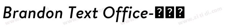Brandon Text Office字体转换